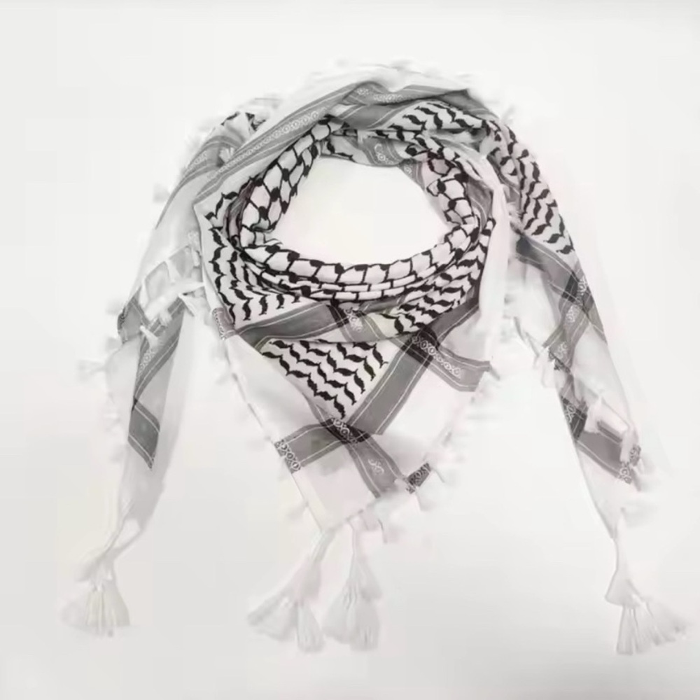 Keffiyeh Arab Palestinian Scarf Kit Kuffiyeh Palestine - Picture 6 of 6